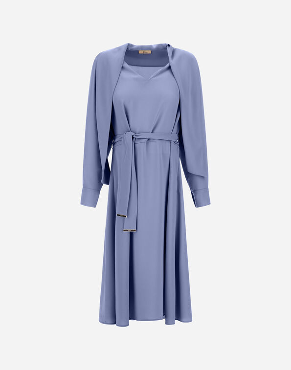 Herno DRESS IN LUCENT CADY Light Blue AB000083D12875S9128