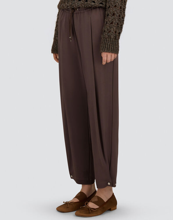 RESORT ENVERS SATIN TROUSERS Herno product thumbnail image view 3