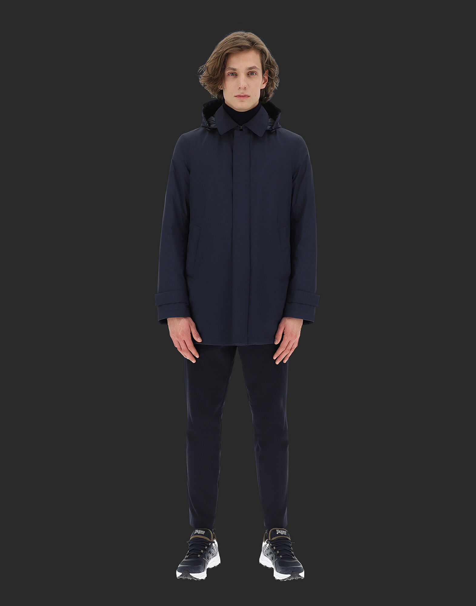 hermes shearling coat