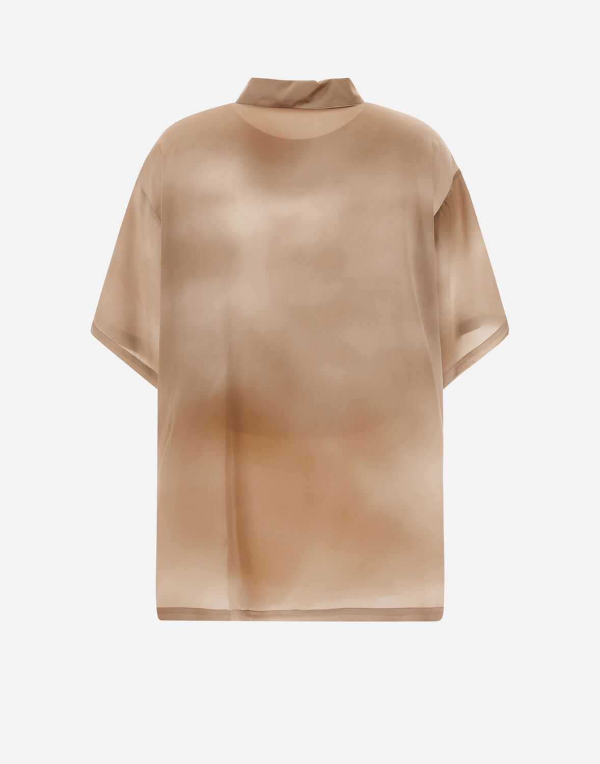 Herno Cloud Silk ショートスリーブ シャツ In Sand