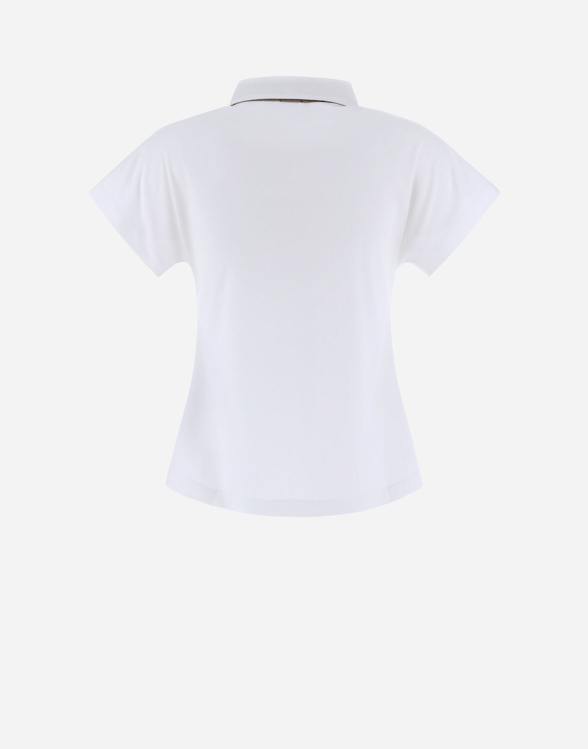 Herno Woman Top White Size 8 Cotton, Polyester, Metallic Fiber