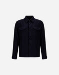 Herno COTTON CASHMERE RAIN SHACKET Blu Navy GI000407U131859200