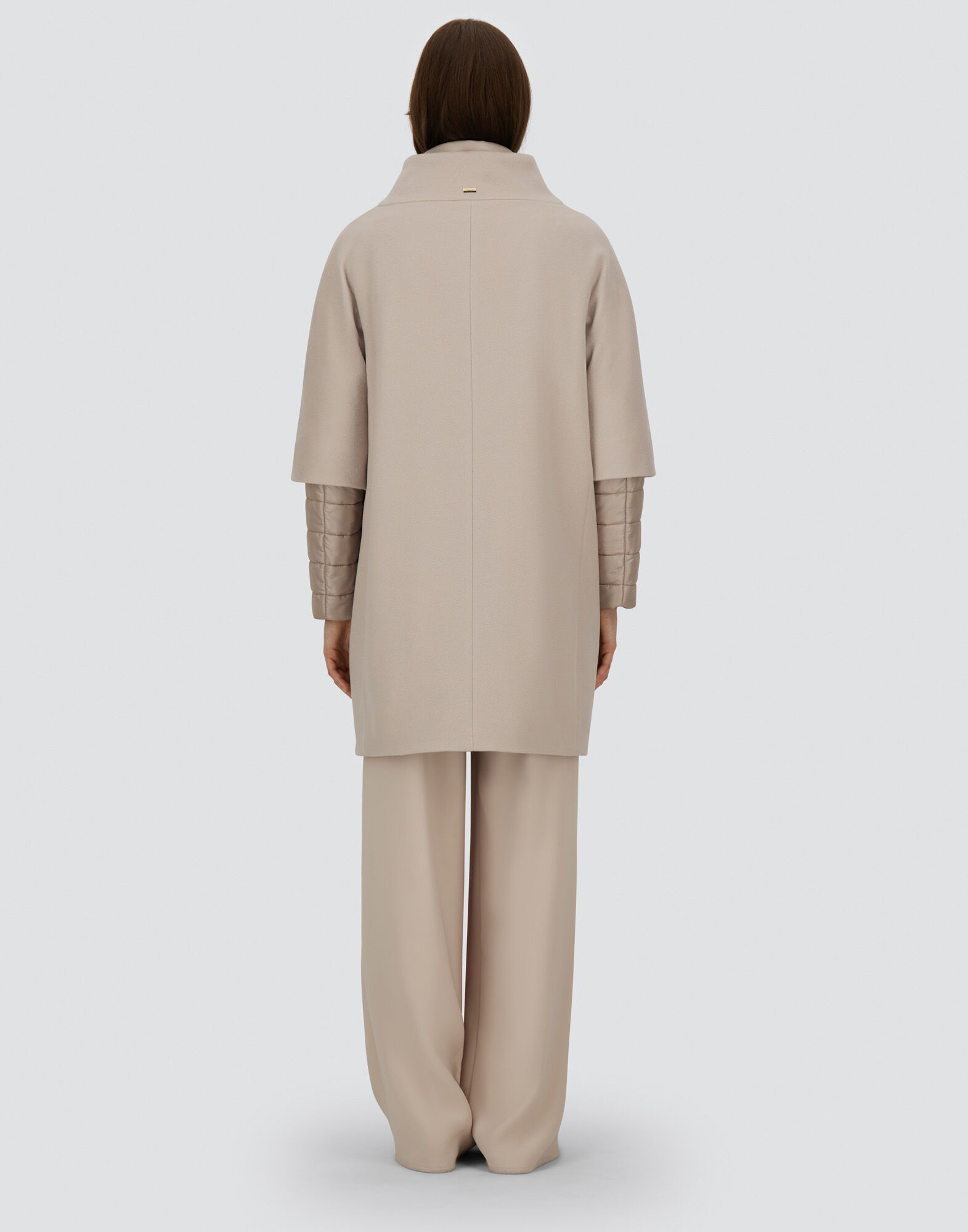 レディース ラグジュアリーウール＆ナイロン ウルトラライト コート