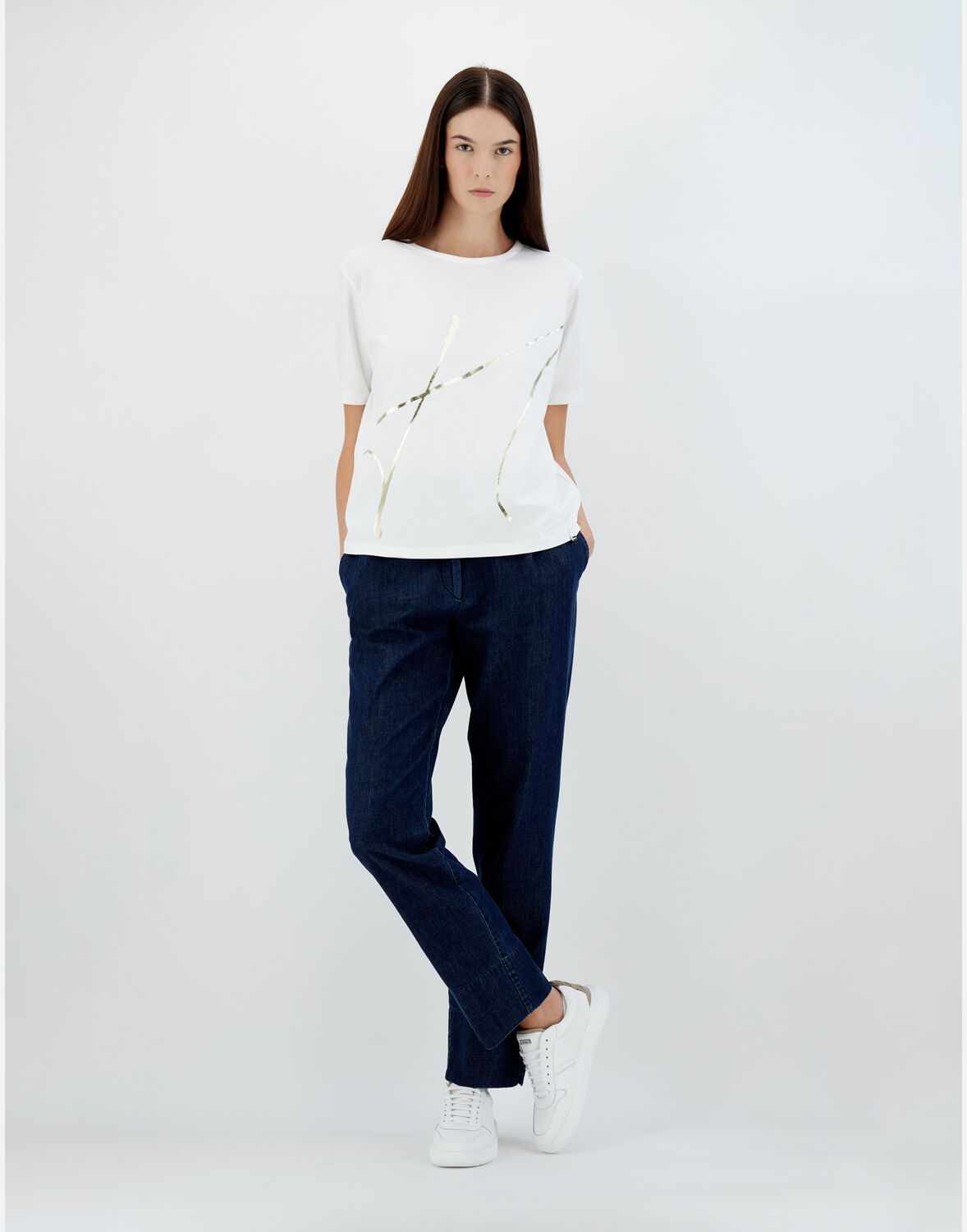 Herno Interlock Jersey Tシャツ In White