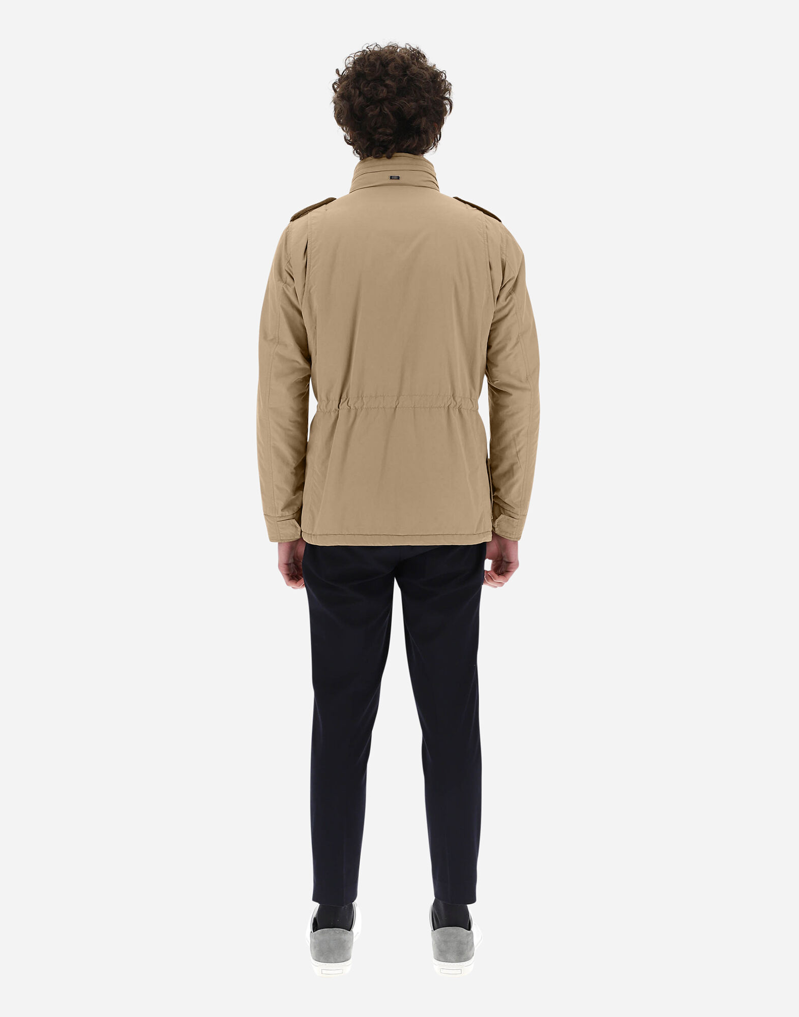WASHED NYLON FIELD JACKET
