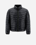 Herno BOMBER JACKET IN GLOSS Black PI000984U122209300