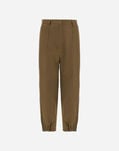 Herno COTTON FEEL TROUSERS Military PT000163D125317740