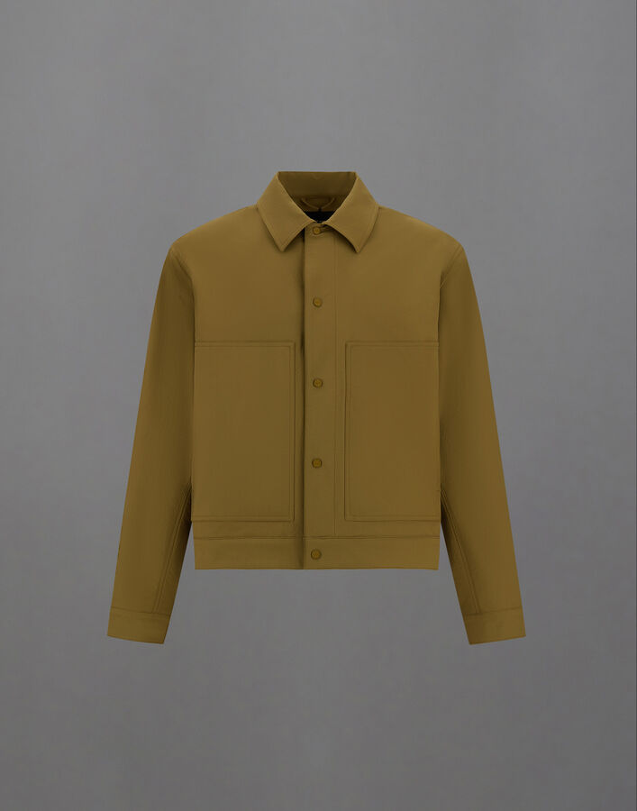 Herno CHAQUETA CAMISERA LAMINAR DE COMFORT TECH Verde oliva GI00213UL12846S7305