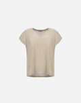 Herno RESORT T-SHIRT IN SHIMMER FOIL JERSEY Chantilly JV00010DR521101985