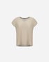 Herno RESORT T-SHIRT IN SHIMMER FOIL JERSEY Chantilly JV00010DR521101985