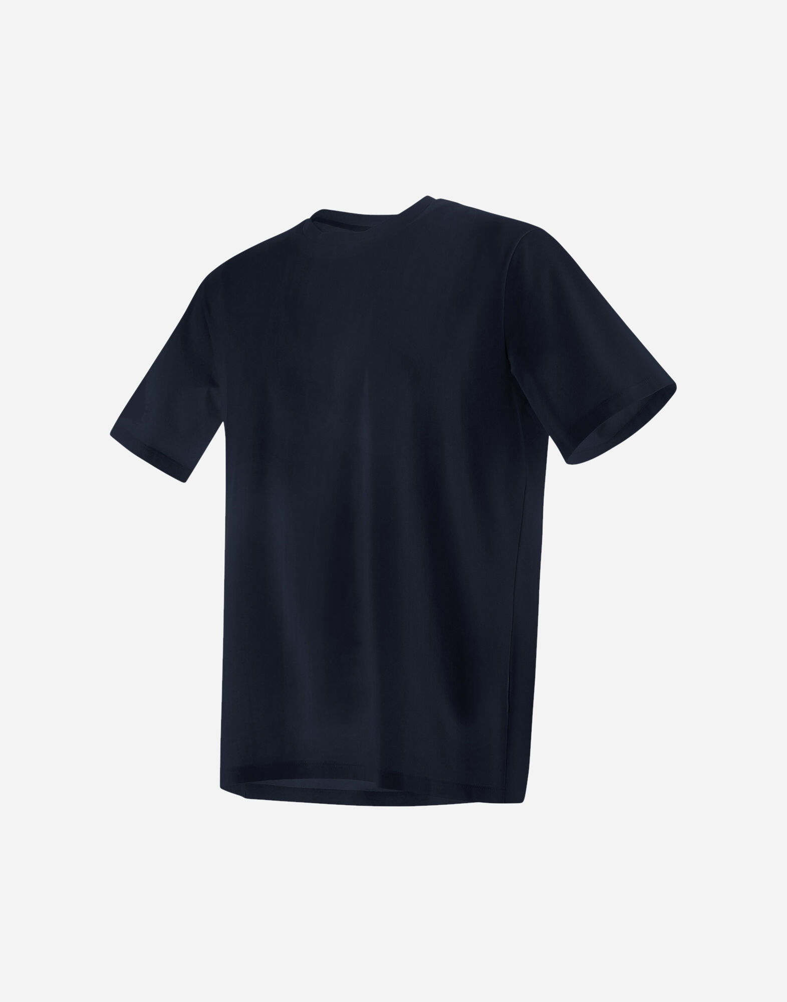 【送料&関税込】Herno Stretch Cotton T-shirt SUPERFINE COTTON STRETCH T-SHIRT in Navy Blue for Men | Herno®