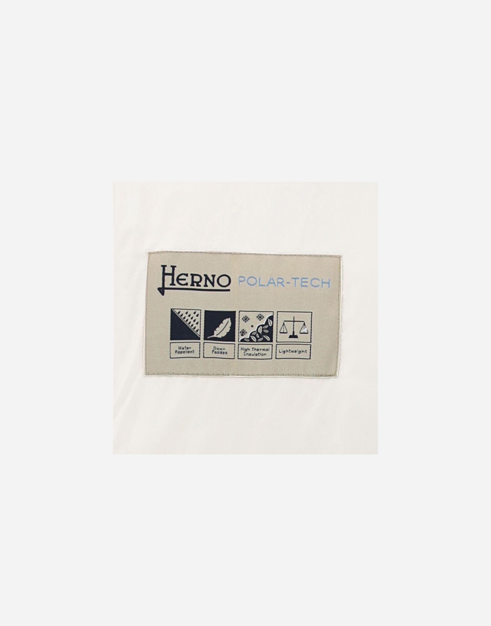 PIUMINO NYLON CHAMONIX TONE ON TONE HDM in White for Women Herno