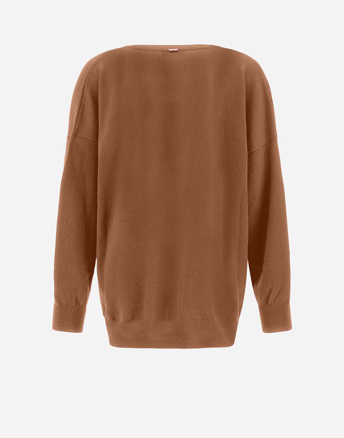 Herno Eternity Vネックセーター In Camel