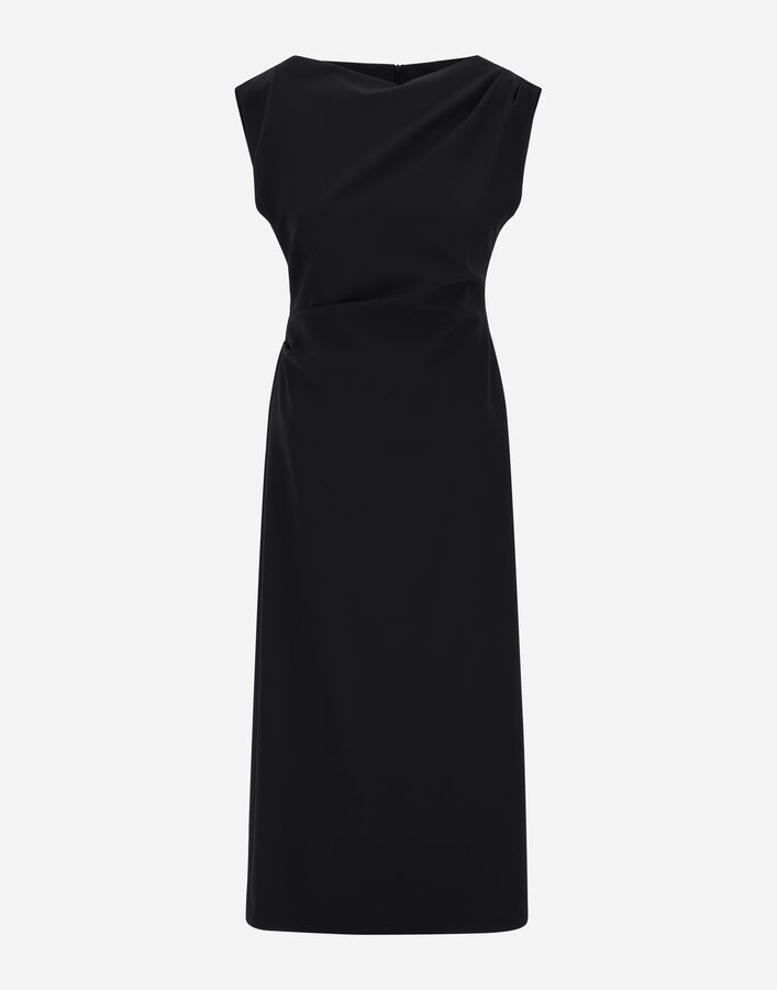 Herno BI-STRETCH FABRIC DRESS Black AB000098D12965S9300