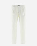 Herno TROUSERS IN COTTON FEEL Natural PT000015U125311100