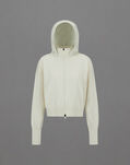 Herno LAMINAR CARDIGAN IN CONY KNIT AND 2L GORE-TEX Cream MC00006DL720801115