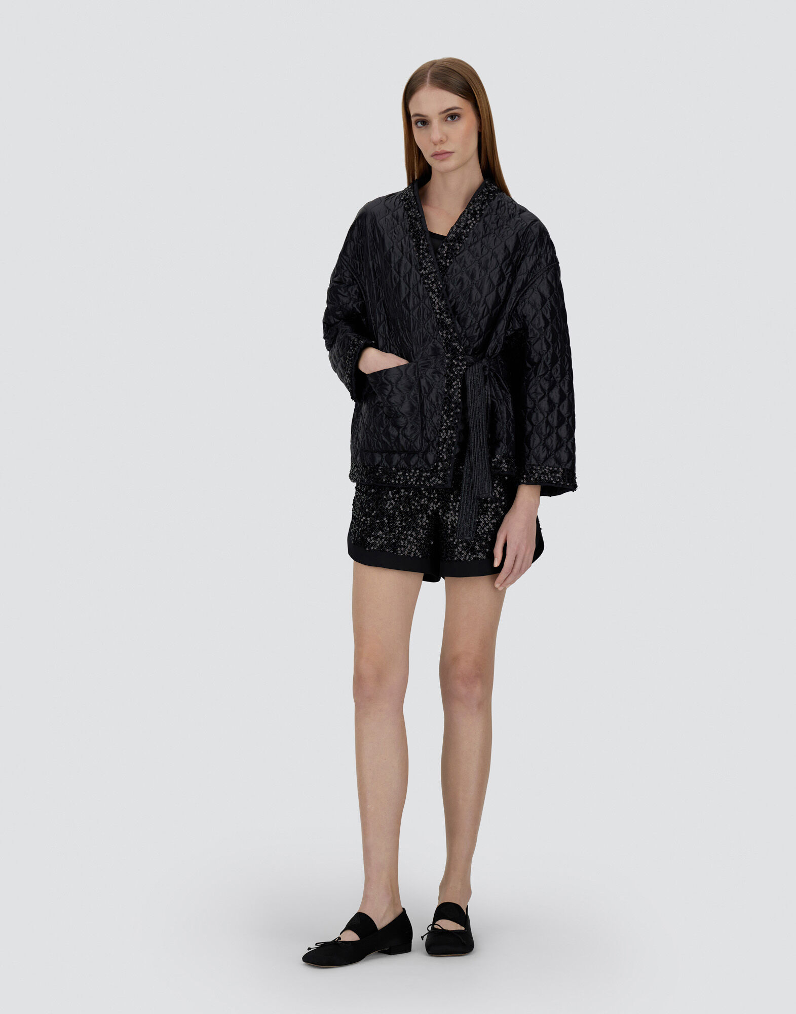 HERNOコート⭐︎ブラック⭐︎ナイロン ナイロン HERNO(ヘルノ) コート(レディース) - 海外通販のBUYMA