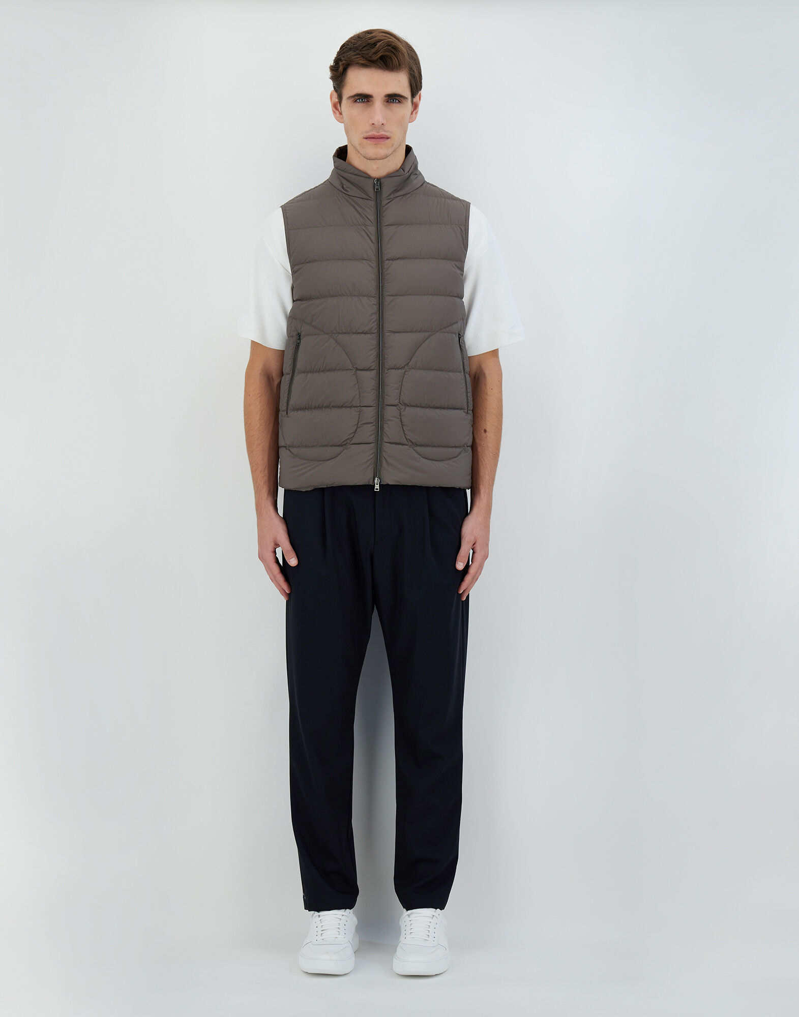 IL GILET in Dark Taupe for Men | Herno®