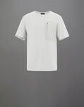 Herno LAMINAR T-SHIRT IN COMPACT JERSEY Ice JG00049UL520001250