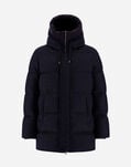 Herno JACKET IN CASHMERE, SILK AND ECOAGE Navy Blue PI001143U380879200