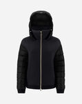 Herno RESORT BOMBER JACKET IN MODERN DOUBLE & NYLON ULTRALIGHT Black PI00111DR333819300