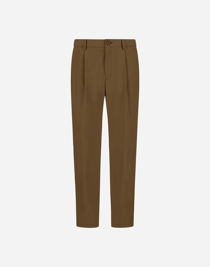 Herno COTTON FEEL TROUSERS WITH DRAWSTRING Military PT000091U125317740