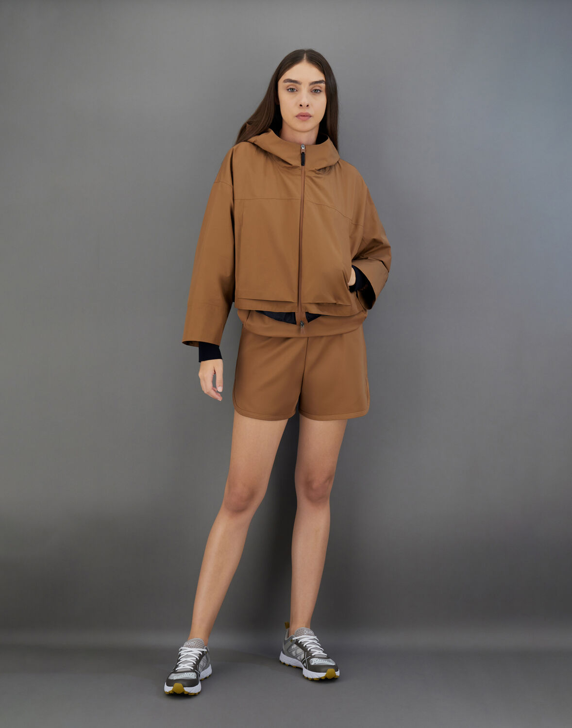 Herno Laminar Jacket In Gore-tex Paclite In Tobacco