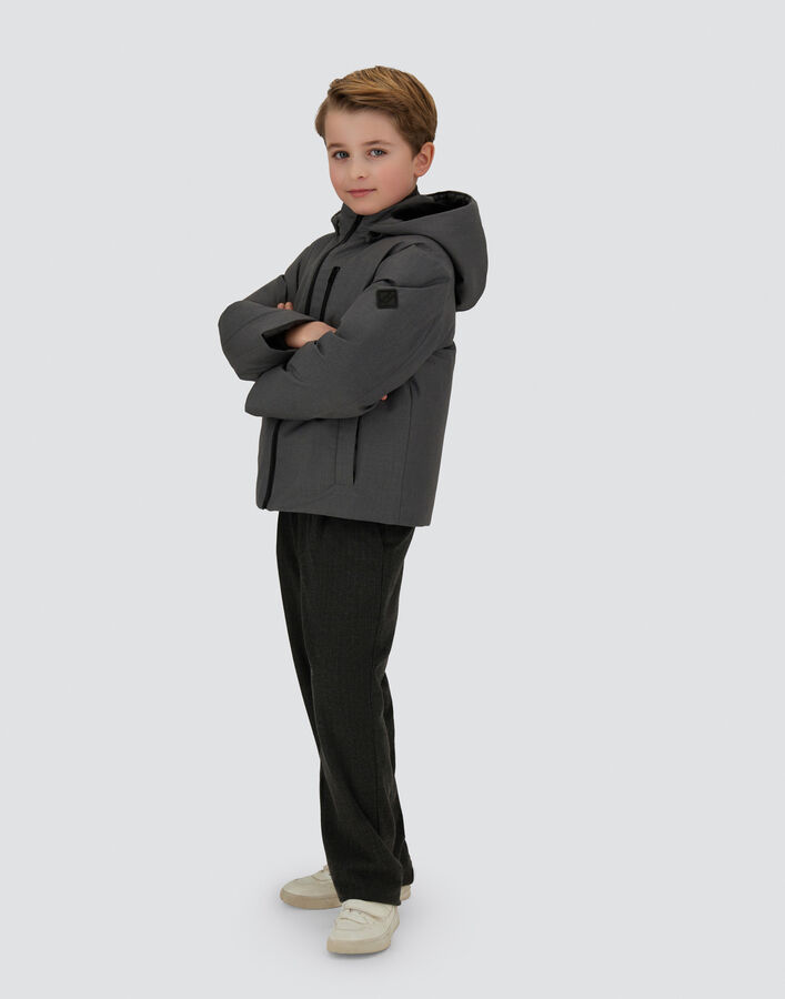 Herno JACKET IN WOOL-EFFECT STRETCH FABRIC Grey PI000164B126389450
