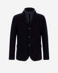 Herno BLAZER IN CASHMERE AND NYLON ULTRALIGHT Dark Blue GA0098U380209290