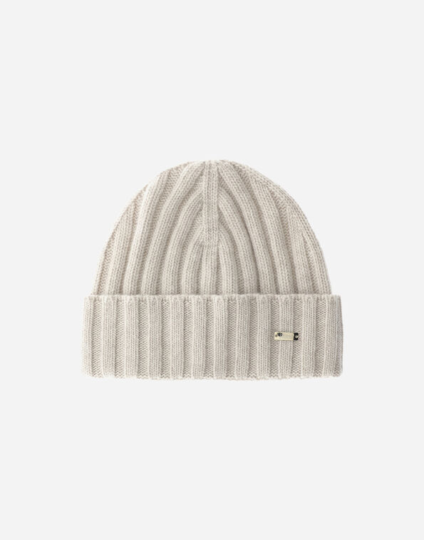 Herno RIBBED WOOL BEANIE Chantilly BER00084D703441985