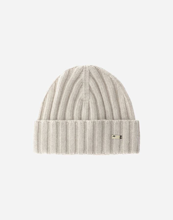 Herno RIBBED WOOL BEANIE Chantilly BER00084D703441985