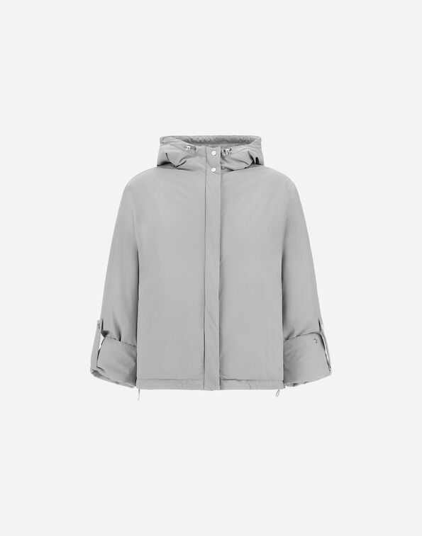 Herno RESORT JACKET IN 4-WAY STRETCH TRAVEL NYLON Pearl Grey GI00051DR12387SZ9404