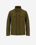 Herno FIELDÂ JACKET IN PURE WOOL CLOTH Military GI000531U334557740
