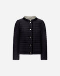 Herno REVERSIBLE JACKET IN ECOAGE AND NYLON ULTRALIGHT Black/Chantilly PI001892D12456ZM019319