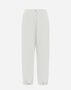 Herno VISCOSE EFFECT TROUSERS Grey Pearl PT000023D126079402