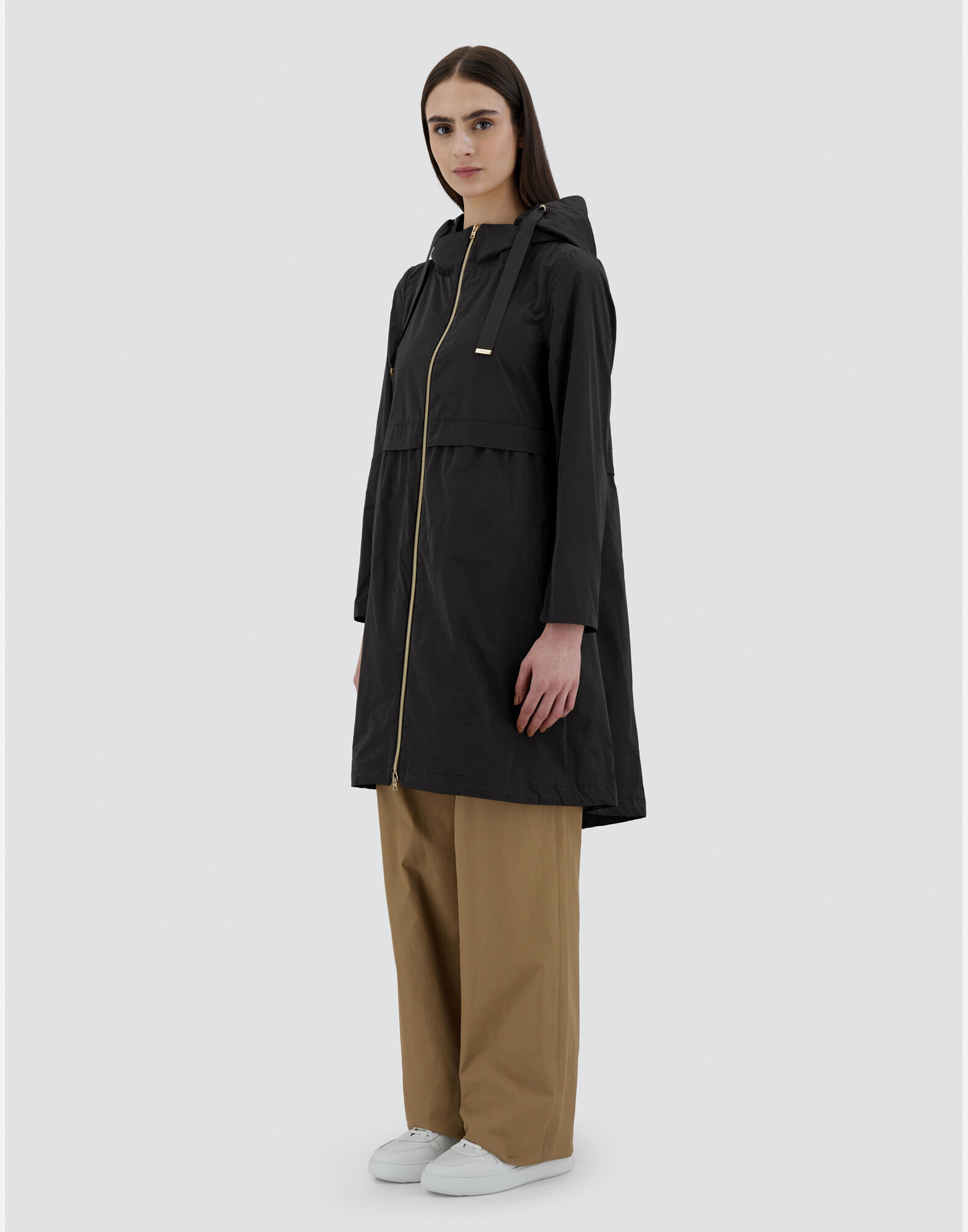 HERNO - 美品 ヘルノ HERNO コート ロングコート ノーカラー