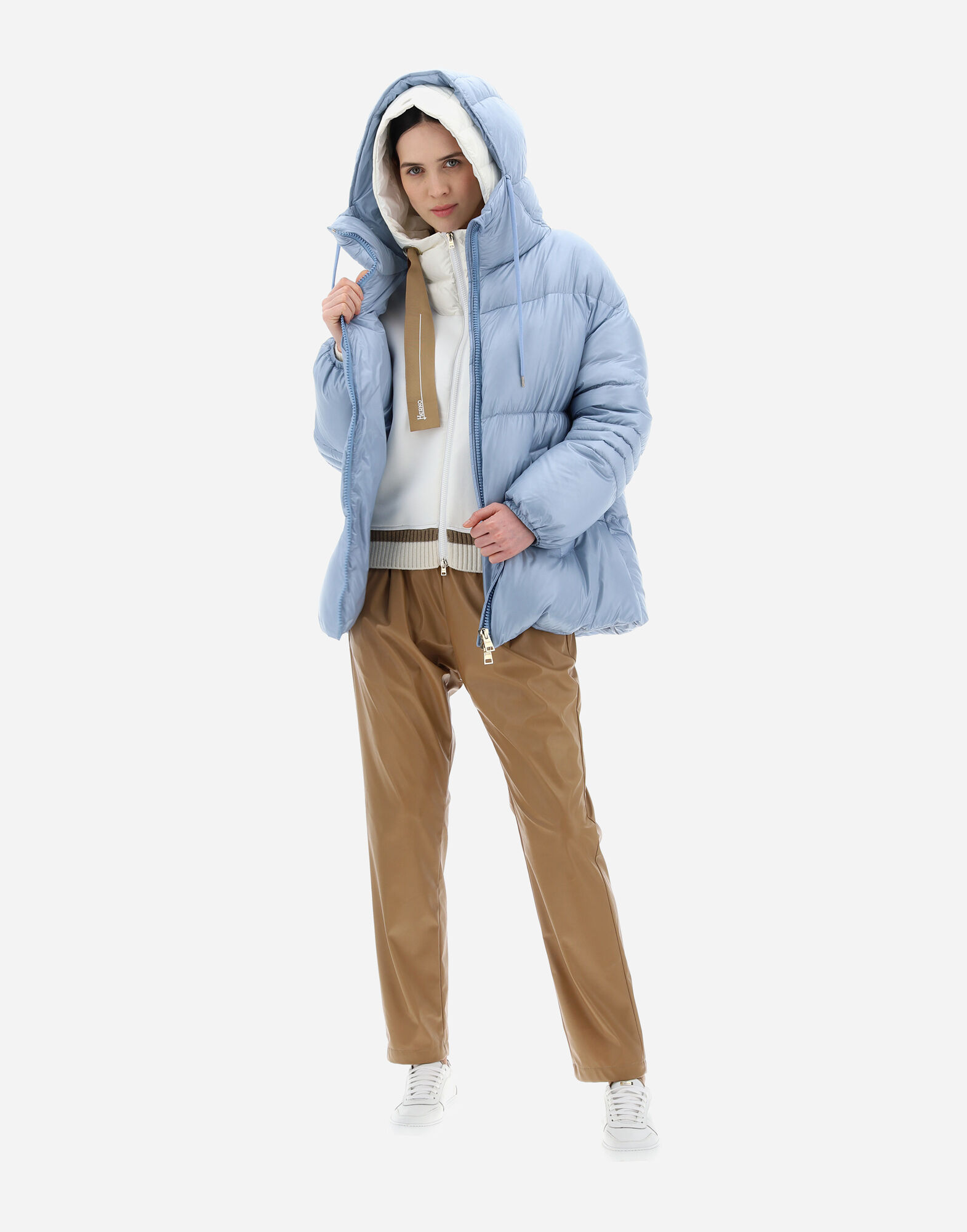 JACKET IN NYLON ULTRALIGHT en Light Blue pour femme Herno