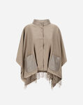 Herno PONCHO IN SUMMER SILK AND NYLON ULTRALIGHT Chantilly GI000295D160111985