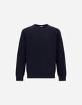 Herno RESORT SWEATSHIRT IN COTTON FLEECE Navy Blue JG00049UR521139200