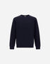 Herno RESORT SWEATSHIRT IN COTTON FLEECE Navy Blue JG00049UR521139200