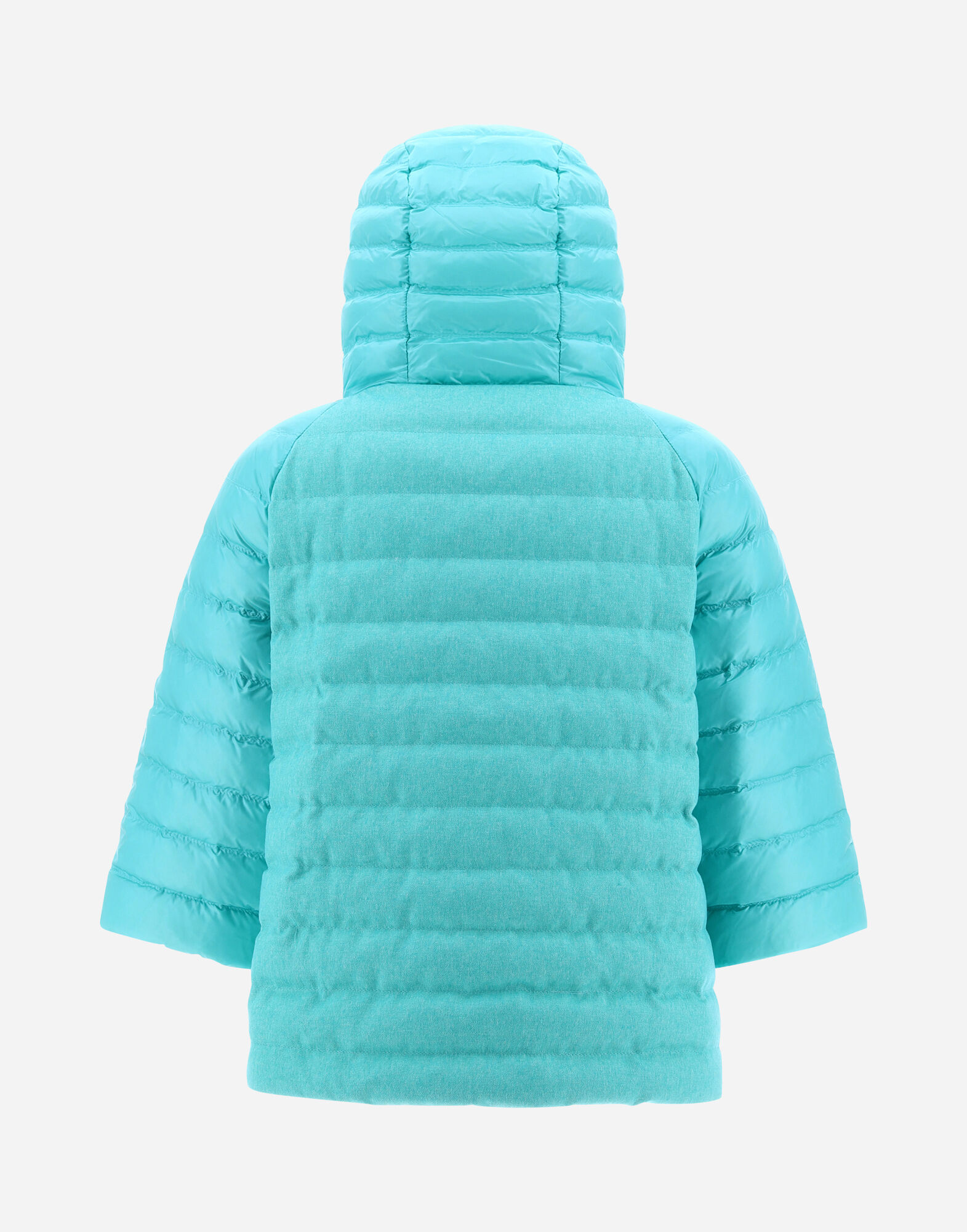 PIUMINO CASHMERE SETA + NYLON ULTRALIGHT HD in Aqua for