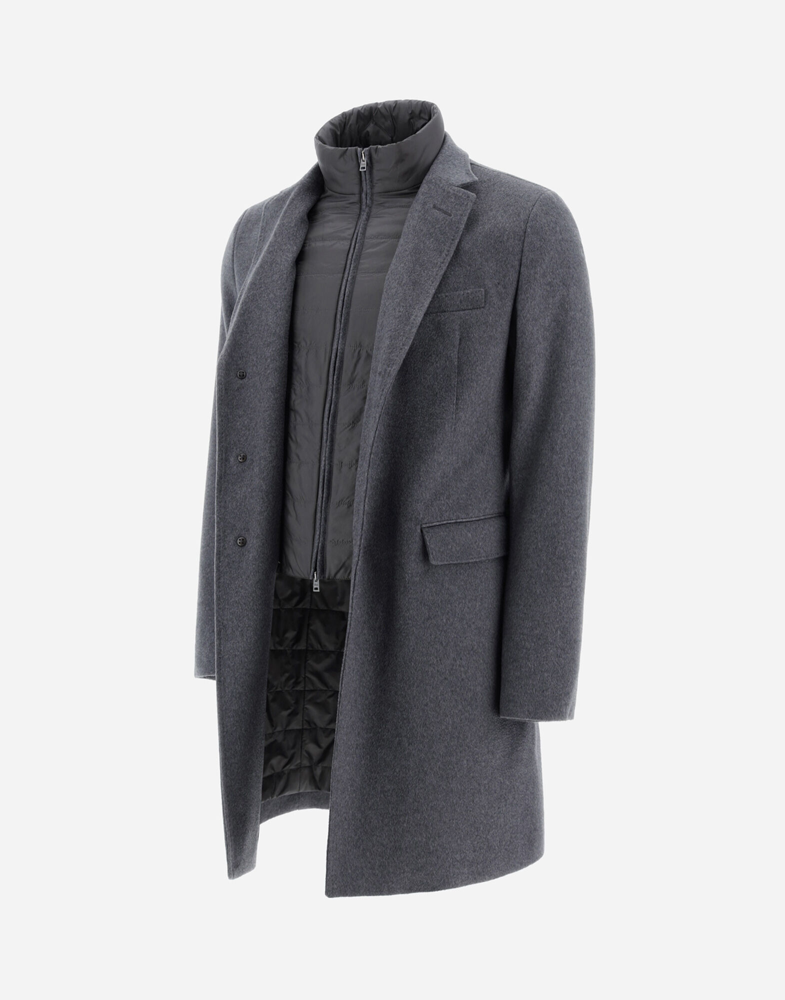 Herno bibbed topcoat online