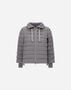 Herno RESORT CAPE IN LUCENT CASHMERE WOOL Light Grey PI00136DR33444R9406