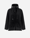 Herno RESORT JACKET IN SOFT PONCHO & NYLON ULTRALIGHT Black GC00061DR333719300