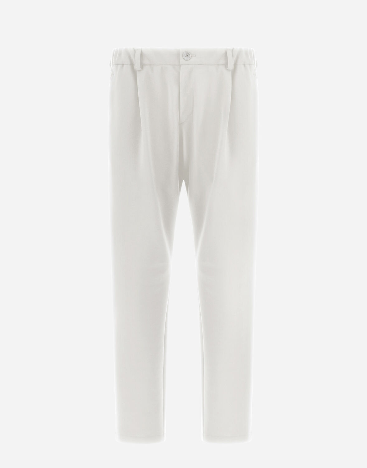 Herno Vintage Cotton Trousers In White