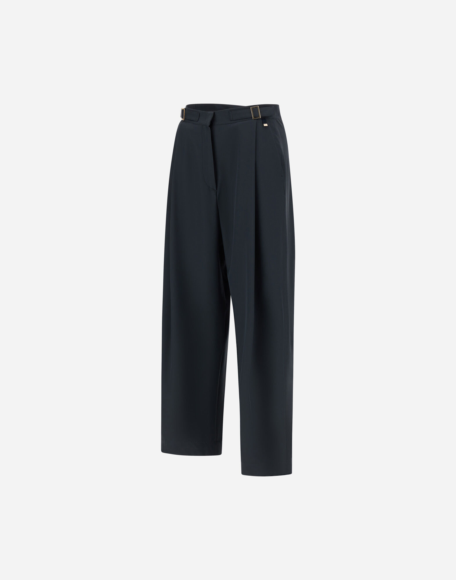 WOMEN'S NYLON STRUCTURES TROUSERS in Navy Blue | Herno®