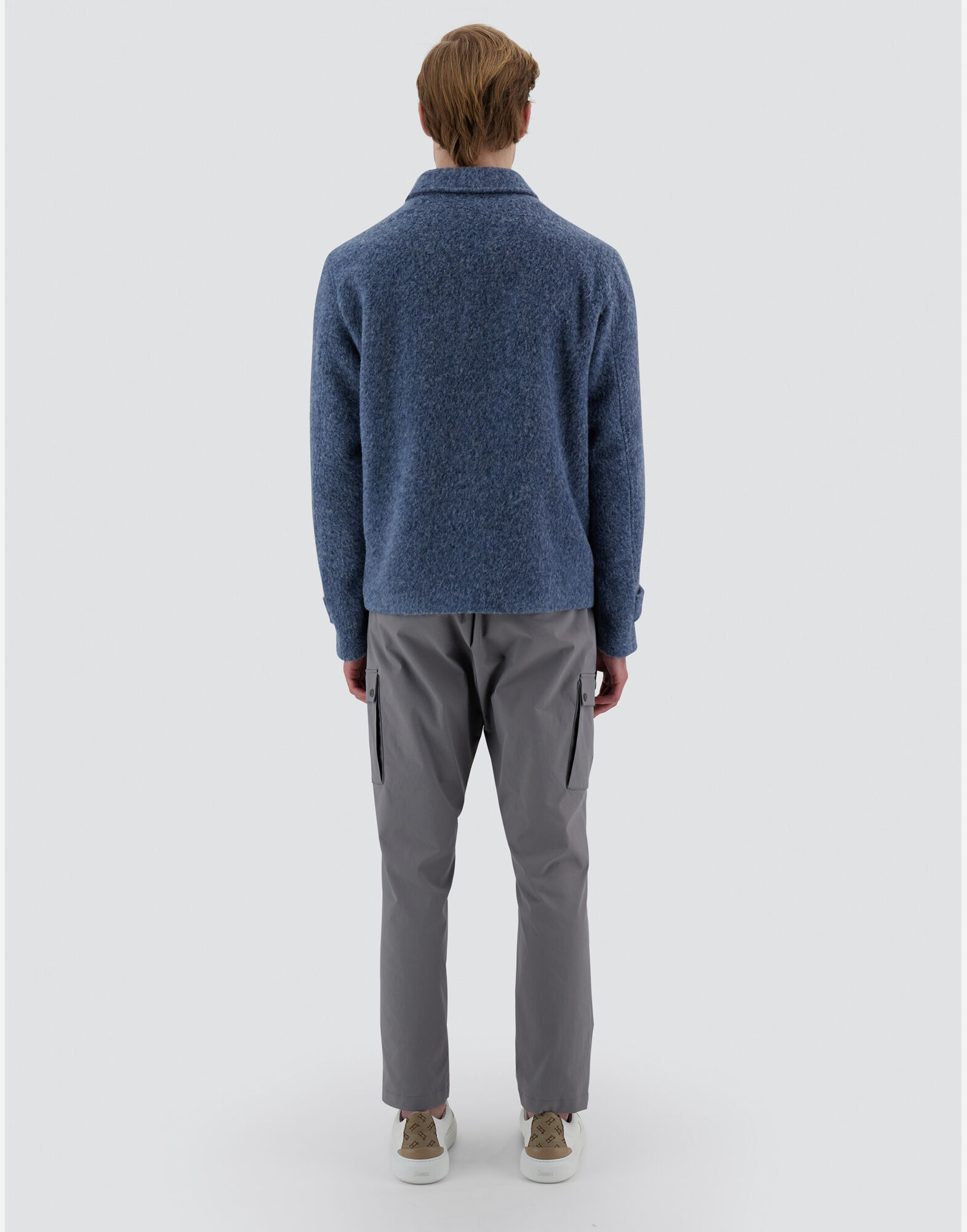 メンズ フォグウール RESORT シャツ Denim | Herno® (ヘルノ)