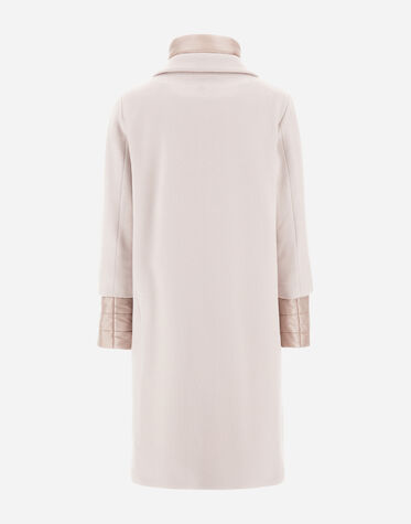 CAPPOTTO IN NEW CASHMERE E NYLON ULTRALIGHT in Chantilly da Donna