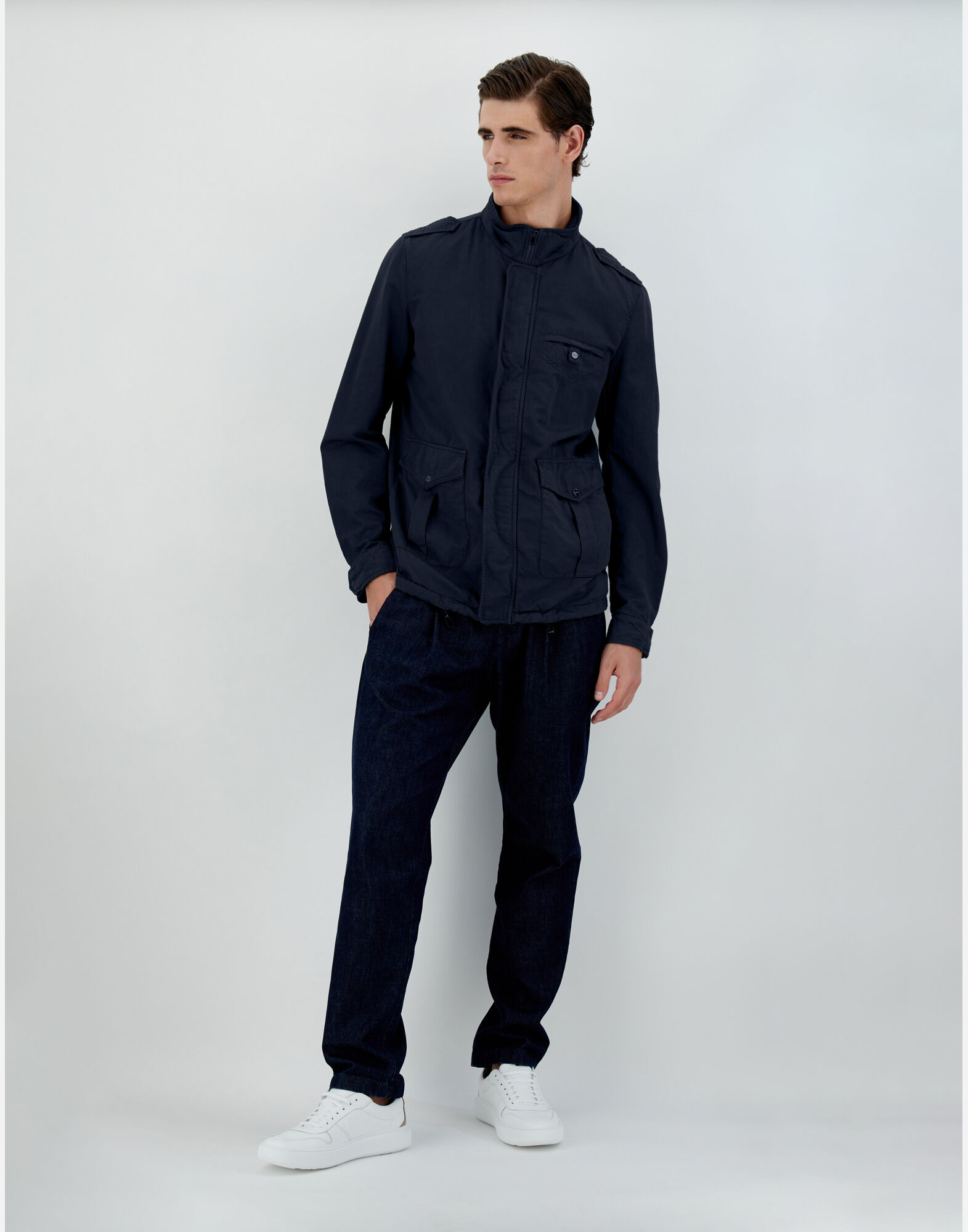 Herno blue jacket discount