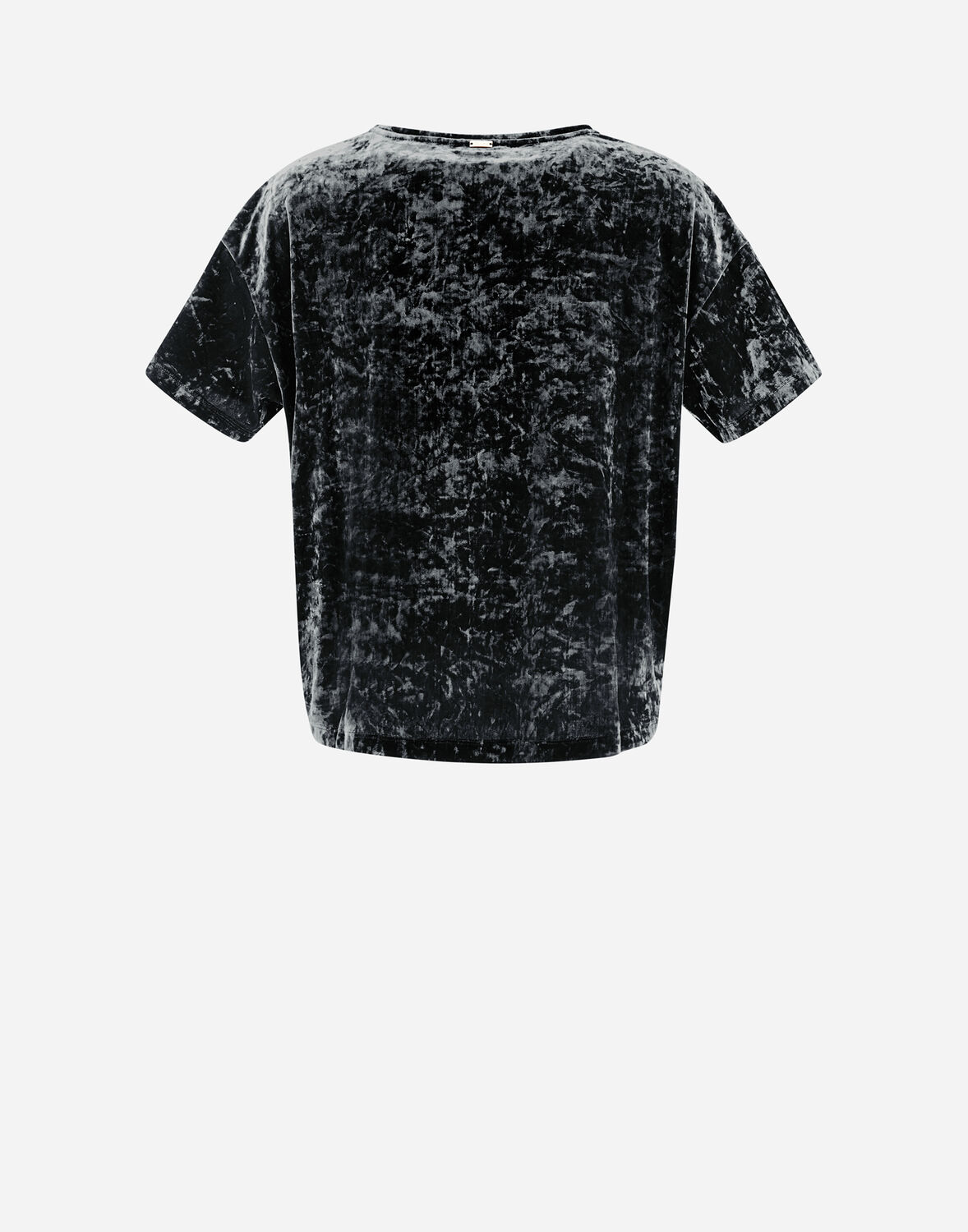 Herno マーブルベルベット Tシャツ In Iron